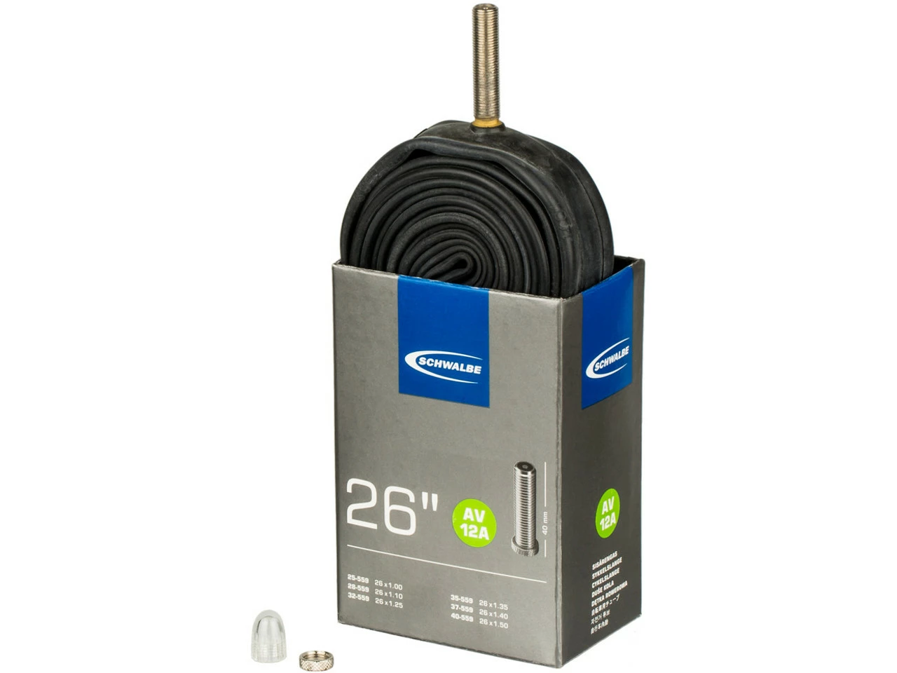 Schwalbe Schlauch 12A Für 26" 4 Schwalbe Schlauch 12A Für 26" – Bild 2