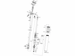 ROCKSHOX Ersatzteile Reverb Sattelstütze (A1 / 2010-2012)