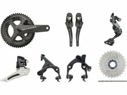 Shimano Ultegra R8000 Gruppe 2x11 39-53 Mit Direct Mount (HR Kettenstrebe)