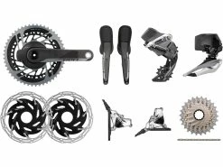SRAM Red ETap AXS HRD FM Powermeter Gruppe 2x12 37-50 CL Scheibenbremse