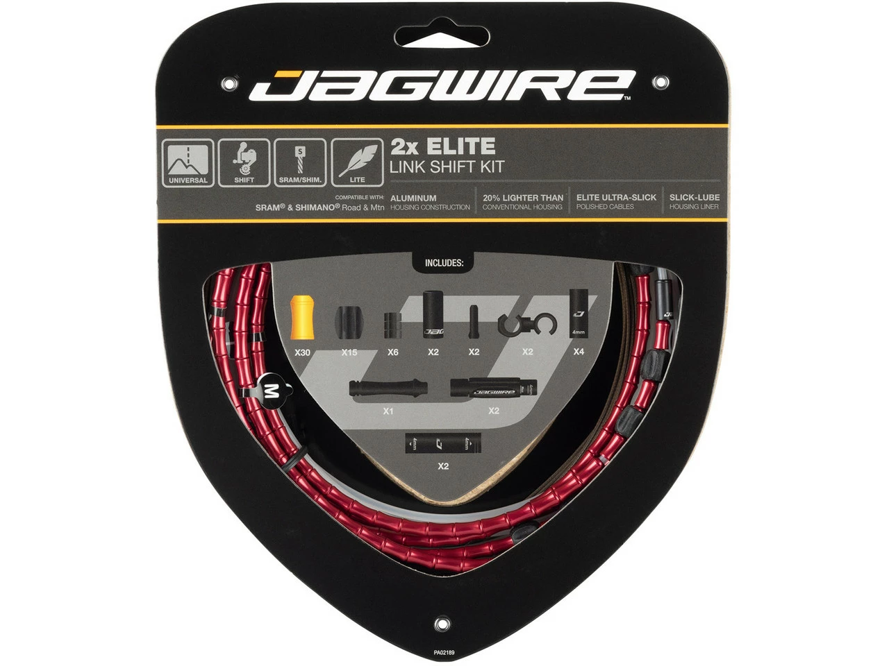 JAGWIRE 2X Elite Link Schaltzugset 3 JAGWIRE 2X Elite Link Schaltzugset