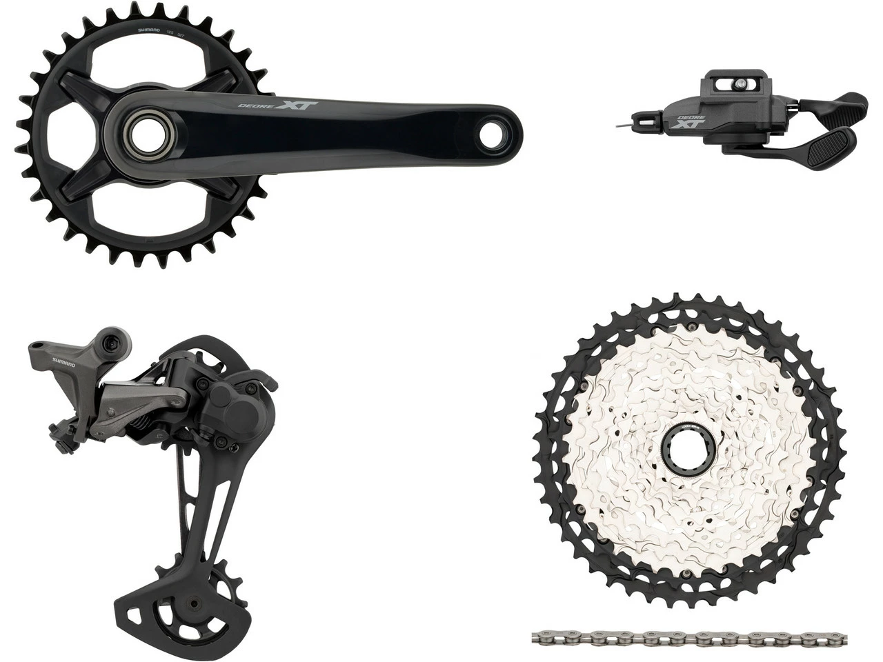 Shimano XT M8100 Gruppe 1x12 32 3 Shimano XT M8100 Gruppe 1x12 32