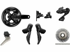 Shimano Dura-Ace Di2 R9250 Powermeter Gruppe 2x12 36-52 Mit Scheibenbremse