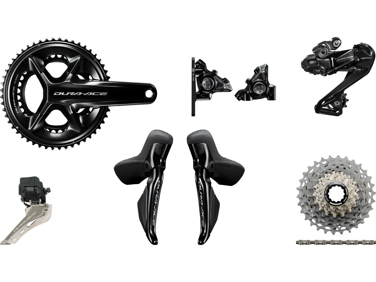 Shimano Dura-Ace Di2 R9250 Gruppe 2x12 40-54 Mit Scheibenbremse 3 Shimano Dura-Ace Di2 R9250 Gruppe 2x12 40-54 Mit Scheibenbremse